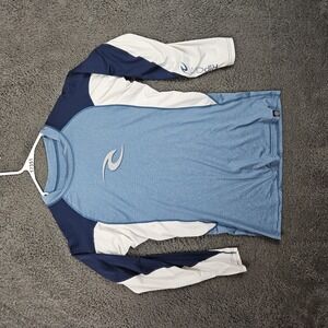 Rip Curl Rash Guard Kids XXL Blue Long Sleeve‎ Crew Neck Surf UV-Protective